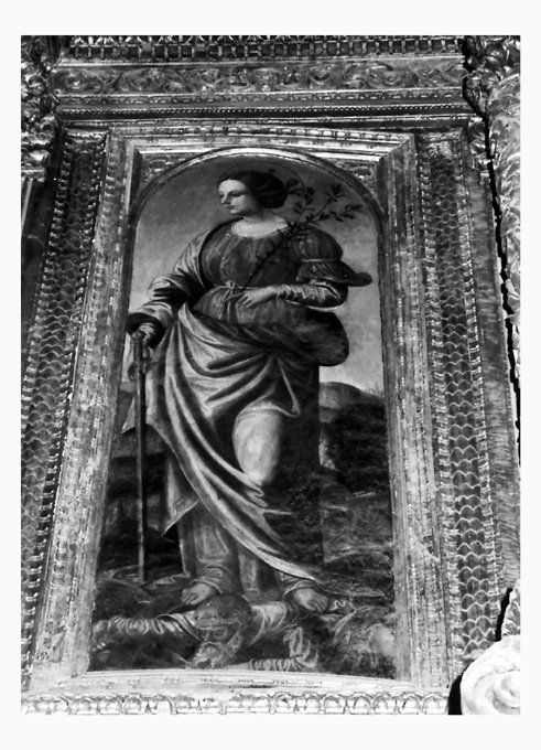 Santa Caterina d'Alessandria (dipinto) di Francesco da Tolentino (sec. XVI)