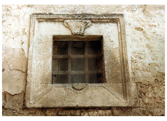 mostra di finestra, serie - ambito pugliese (fine/inizio secc. XVII/ XVIII)