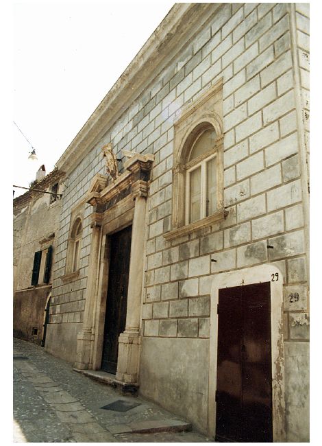 mostra di finestra, serie - ambito pugliese (secc. XVIII/ XIX)