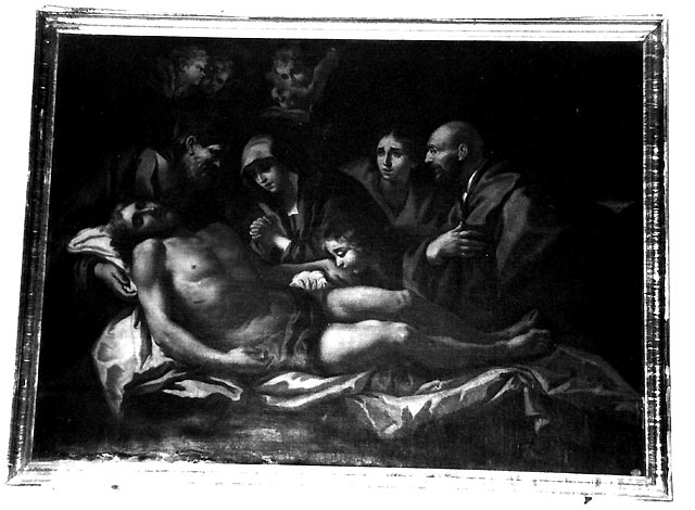 compianto sul Cristo morto (dipinto) - ambito napoletano (sec. XVII)