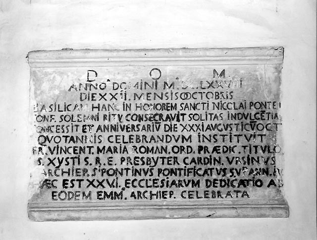 lapide - ambito pugliese (sec. XVII)