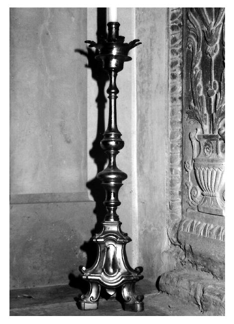 candeliere, serie - bottega Italia meridionale (secc. XVIII/ XIX)