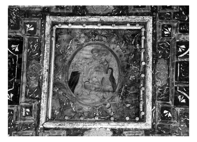 Madonna del Rosario (dipinto) - ambito Italia meridionale (sec. XVII)