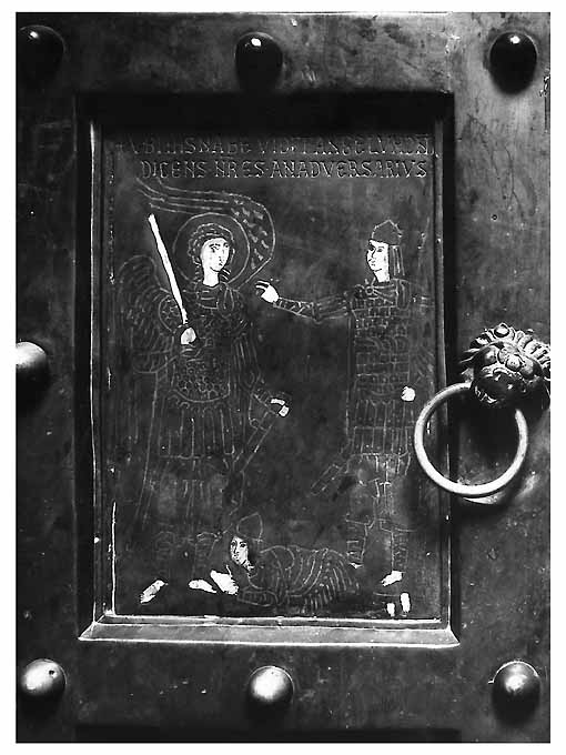 Giacobbe lotta con l'angelo (formella) - produzione bizantina (sec. XI)