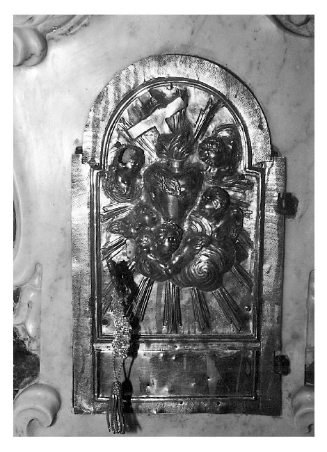 sportello di tabernacolo - ambito napoletano (sec. XVIII)