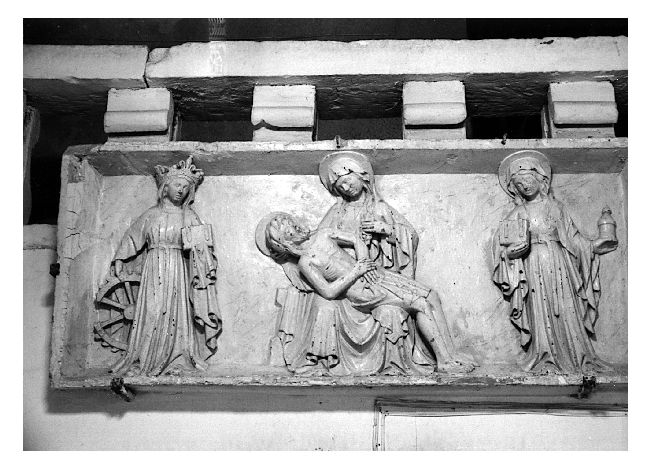 Pietà (rilievo) - ambito napoletano (sec. XV)