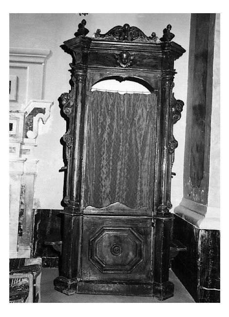 confessionale, serie - ambito pugliese (secc. XVIII/ XIX)