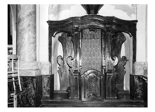 confessionale - ambito pugliese (secc. XVIII/ XIX)