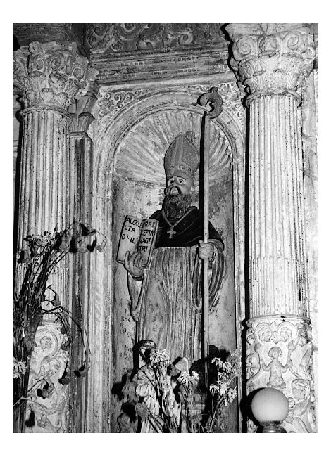 San Benedetto (statua) - produzione pugliese (sec. XVII)