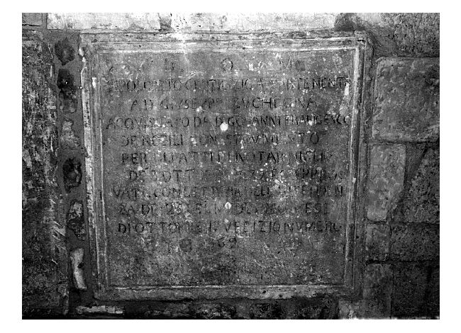 lapide - ambito pugliese (sec. XIX)