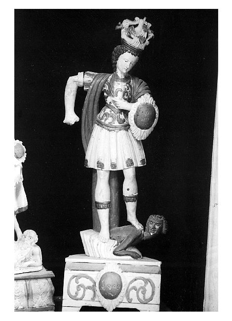 San Michele Arcangelo (statua) di Di Iasio (bottega) (sec. XVIII)