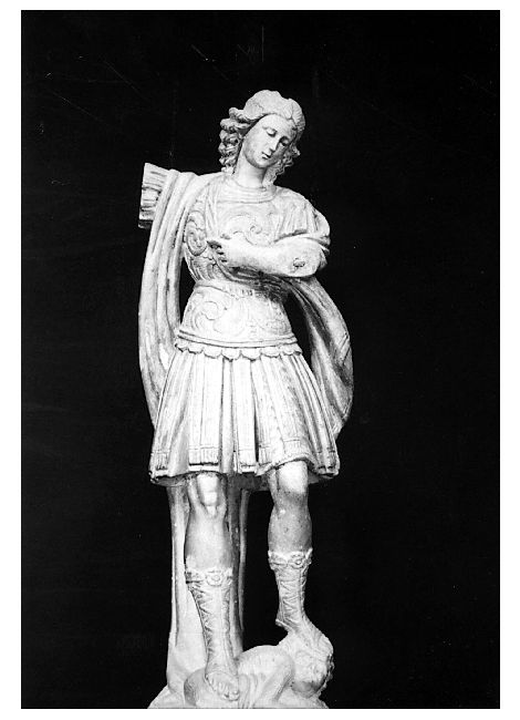 San Michele Arcangelo (statua) di Bisceglia Gaspare (bottega) (sec. XIX)
