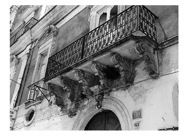 mostra di finestra - ambito pugliese (sec. XVIII)