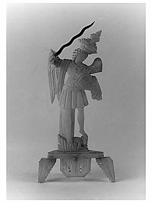 San Michele Arcangelo (statuetta) - produzione pugliese (sec. XIX)