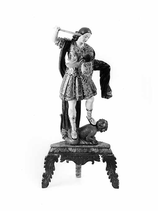 San Michele Arcangelo (statua) - produzione pugliese (secc. XVIII/ XIX)