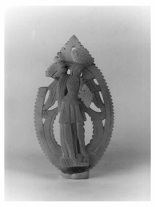 San Michele Arcangelo (mostra di acquasantiera pensile) - produzione pugliese (fine/inizio secc. XIX/ XX)