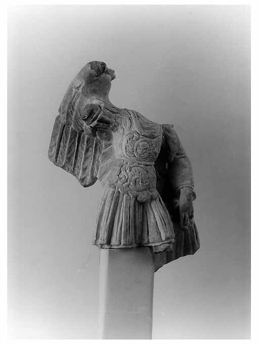 San Michele Arcangelo (statua, frammento) - produzione Italia meridionale (sec. XVIII)