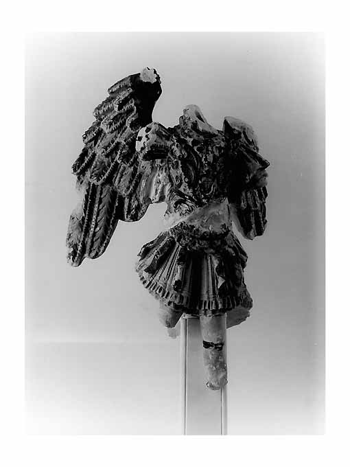 San Michele Arcangelo (statua, frammento) - ambito Italia meridionale (sec. XVIII)