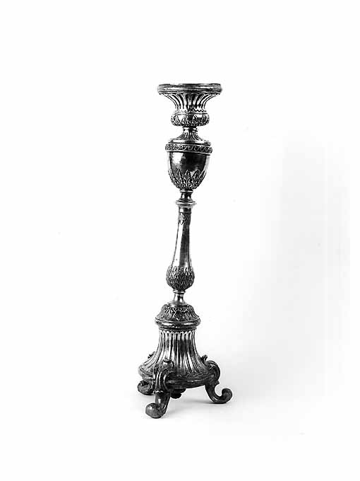 candelabro - ambito napoletano (sec. XVIII)