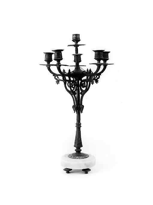 candelabro - ambito Italia meridionale (sec. XIX)