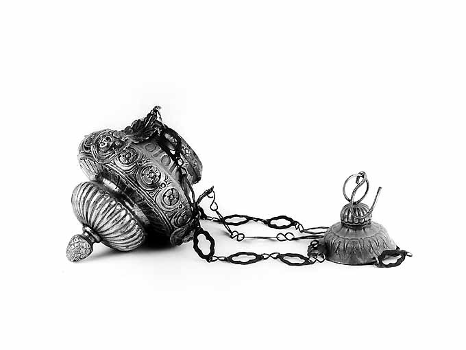 lampada pensile - ambito Italia meridionale (sec. XIX)