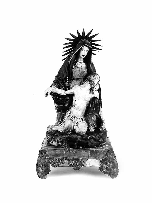 Pietà (gruppo scultoreo) - produzione pugliese (sec. XIX)