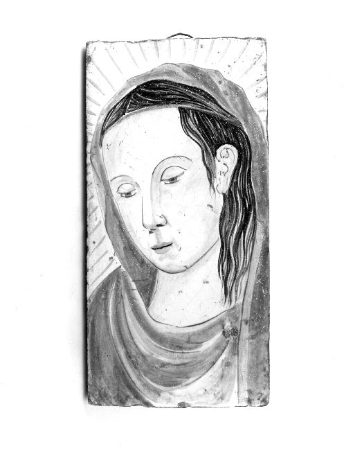 Madonna (mattonella) - manifattura Italia meridionale (sec. XIX)