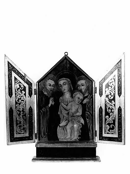 Madonna con Bambino e Santi (polittico) - ambito Italia meridionale (primo quarto sec. XX)