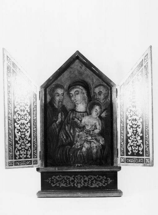 Madonna con Bambino e Santi (polittico) - ambito Italia meridionale (ultimo quarto sec. XIX)