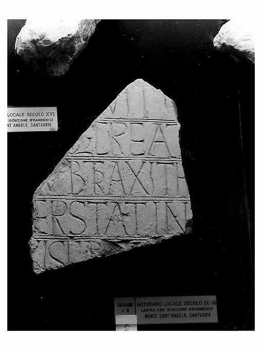 lastra - ambito pugliese (sec. XVI)