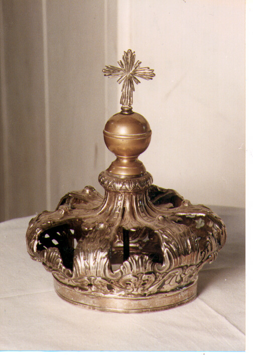 corona da statua - ambito Italia meridionale (prima metà sec. XIX)