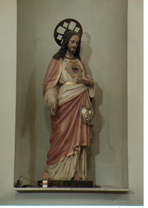 Sacro Cuore di Gesù (statua) di Zanazo Rosa (bottega) (sec. XX)