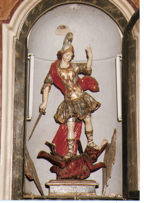 San Michele Arcangelo (statua) - manifattura pugliese (sec. XIX)