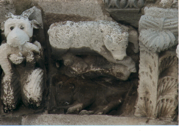 decorazione plastica, serie - ambito Italia meridionale (sec. XIII)