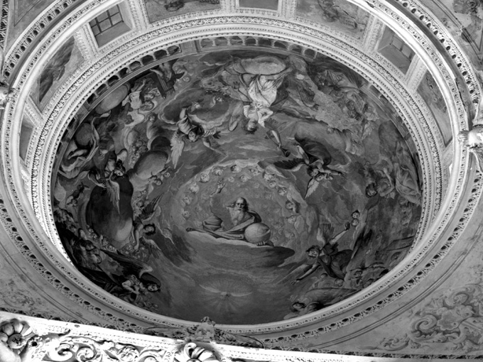 Dio Padre in gloria (dipinto) - ambito Italia meridionale (prima metà sec. XVII)