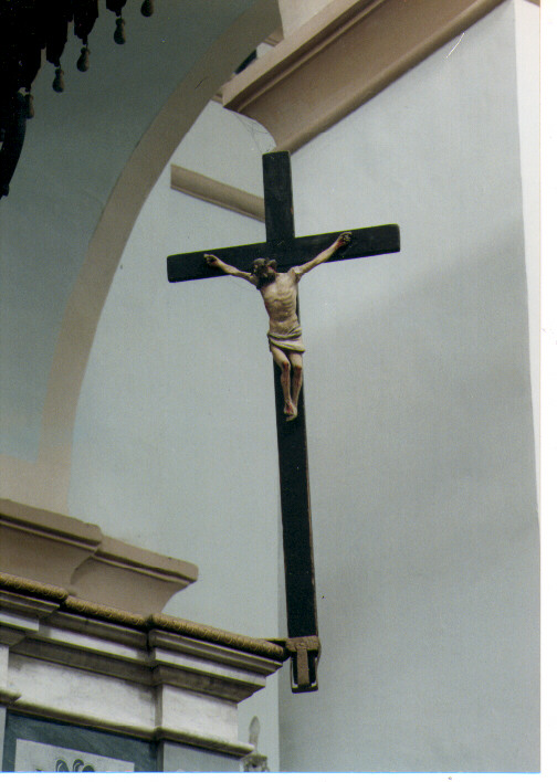 Cristo crocifisso (crocifisso) - ambito Italia meridionale (inizio sec. XX)