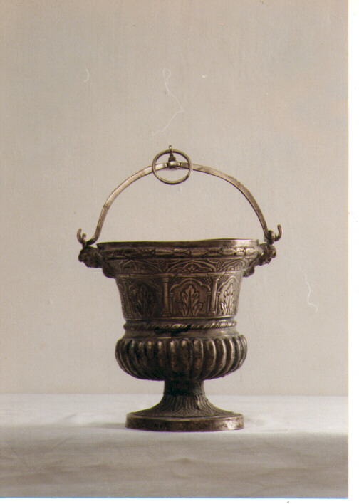 secchiello per l'acqua benedetta - manifattura napoletana (sec. XIX)