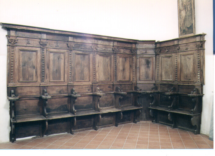 stalli del coro - ambito Italia meridionale (prima metà sec. XVIII)