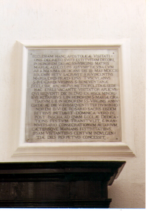 lapide - ambito pugliese (sec. XVIII)