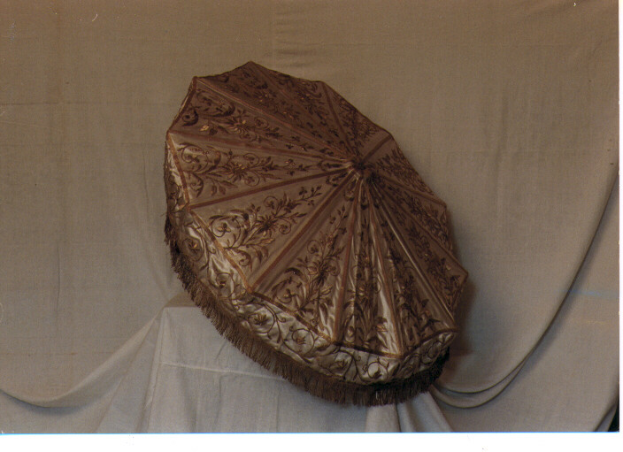 ombrellino processionale - manifattura Italia meridionale (seconda metà sec. XIX)