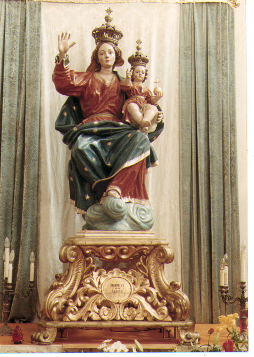 Santa Maria della Sanità, Madonna con Bambino (statua) - ambito Italia meridionale (sec. XVIII)