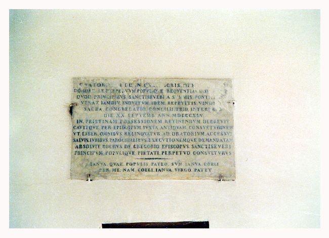 lapide - produzione pugliese (sec. XIX)