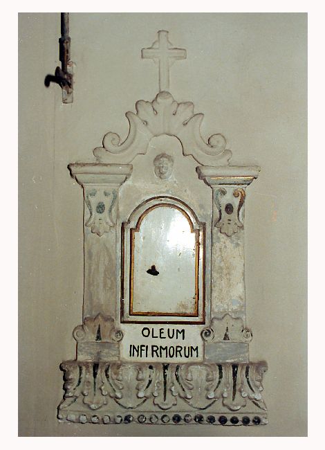 armadietto per oli santi - ambito Italia meridionale (sec. XVIII)