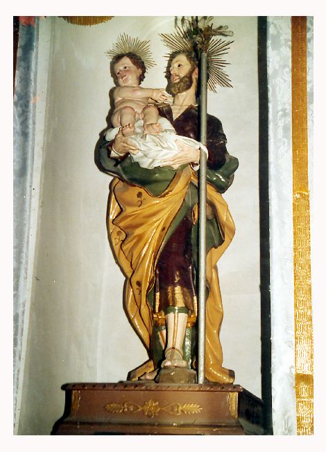 San Giuseppe e Gesù Bambino (statua) - ambito Italia meridionale (primo quarto sec. XIX)