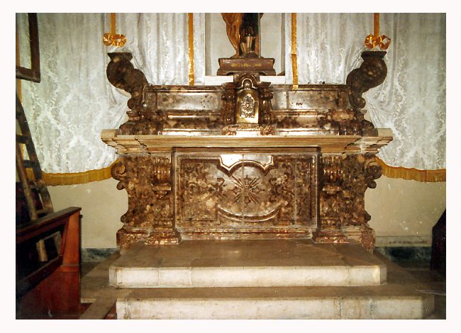 altare - ambito Italia meridionale (prima metà sec. XVII)