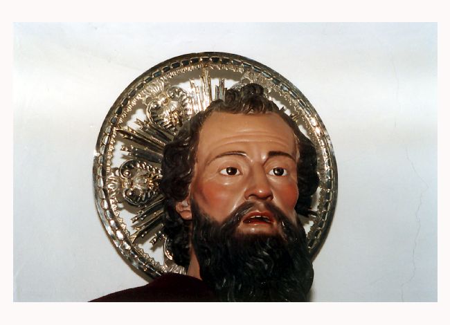 aureola di immagine sacra - ambito Italia meridionale (sec. XIX)