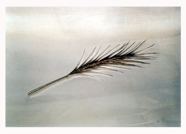 palma del martirio (attributo iconografico di immagine sacra) - ambito Italia meridionale (sec. XIX)