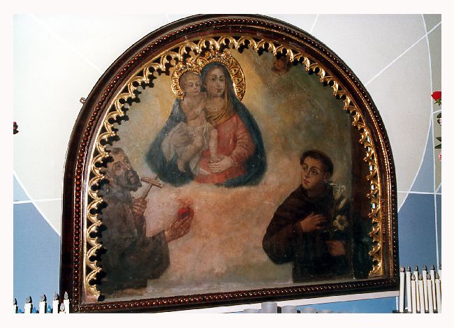 Santa Maria dell'arco, Madonna con Bambino (dipinto) - ambito Italia meridionale (seconda metà sec. XVI)