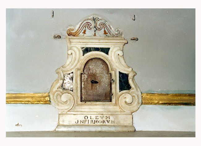 armadietto per oli santi - produzione pugliese (sec. XVII)