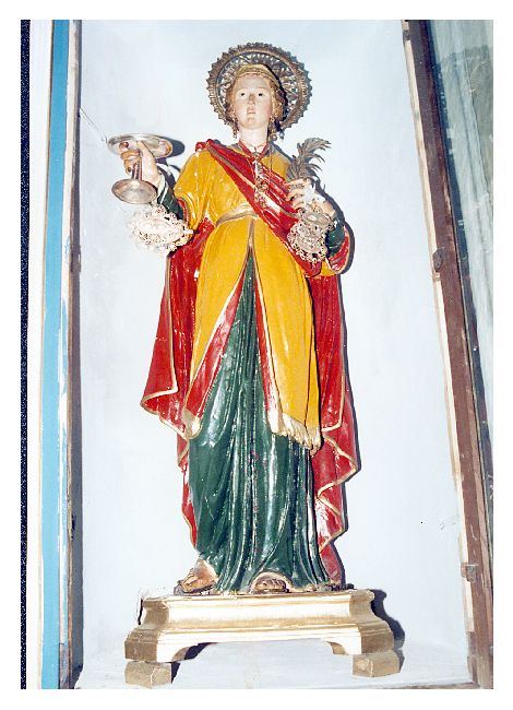Santa Lucia (statua) - ambito Italia meridionale (sec. XIX)